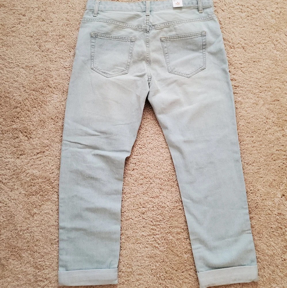 American Bazi Distressed Many Holes Jeans Sz 7